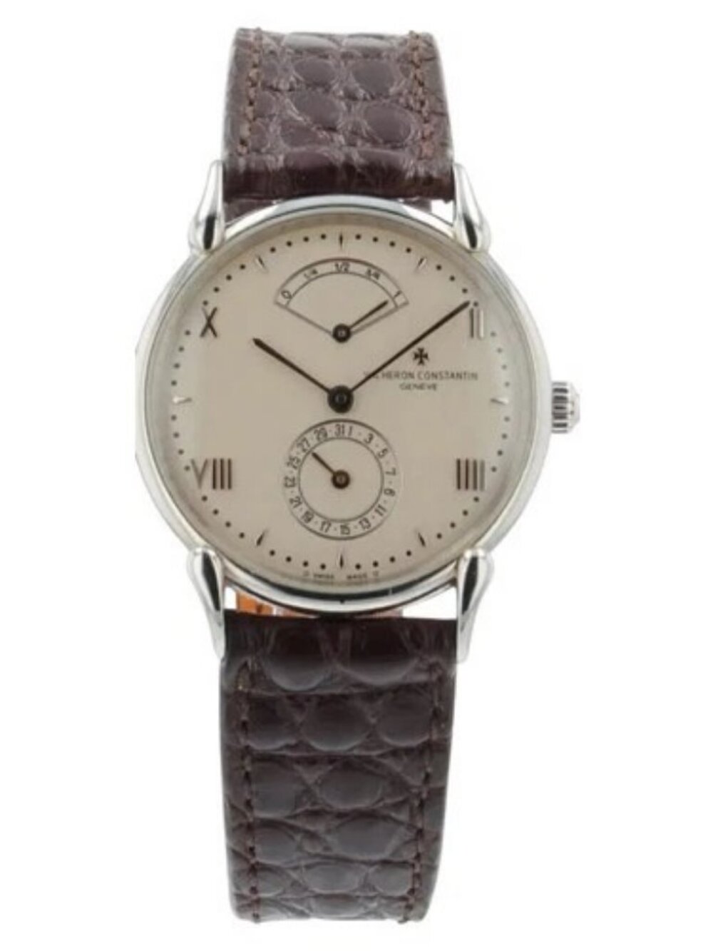 Vacheron Constantin 950 Platinum Silver Dial 31mm Automatic Mens Watch 48100/1